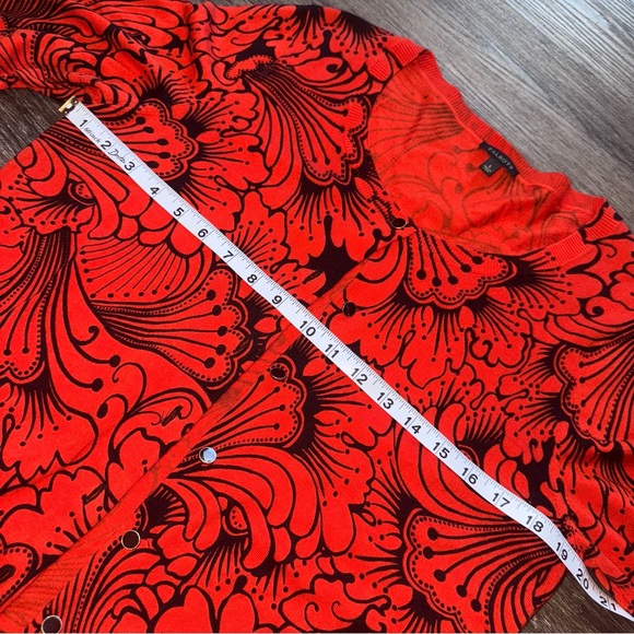 Talbots Floral Cardigan Button Sweater - Picture 9 of 10